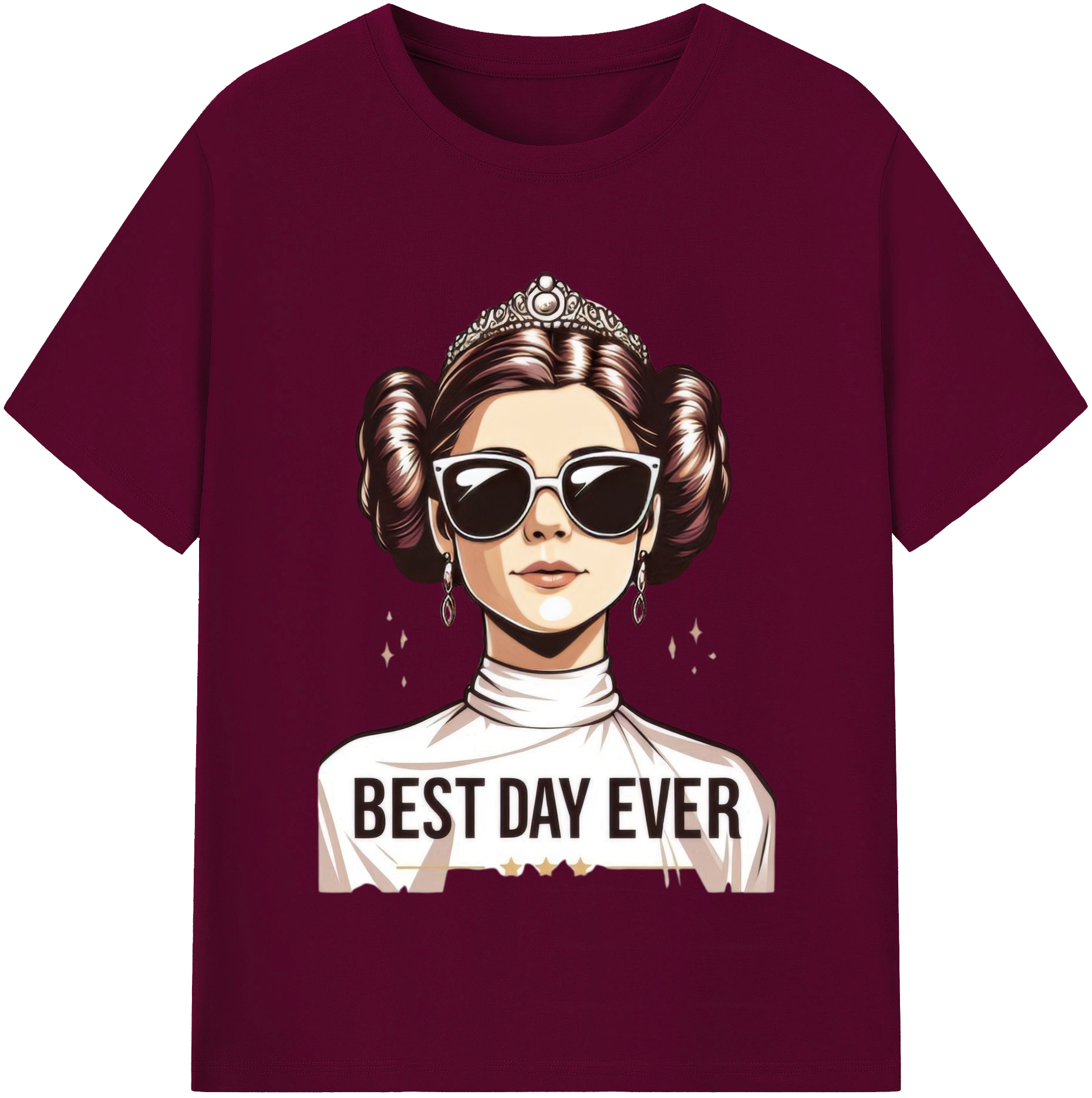 （画像用） スター・ウォーズ Star Wars レディースカジュアルプリントTシャツ（綿100％）